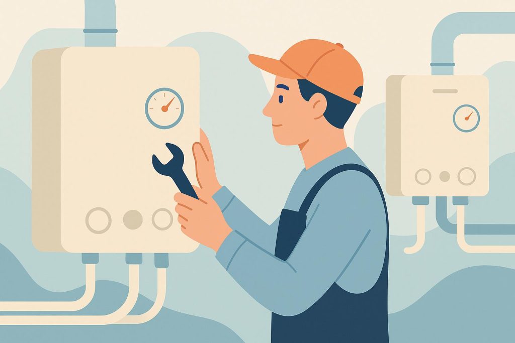 new boiler vs boiler repair