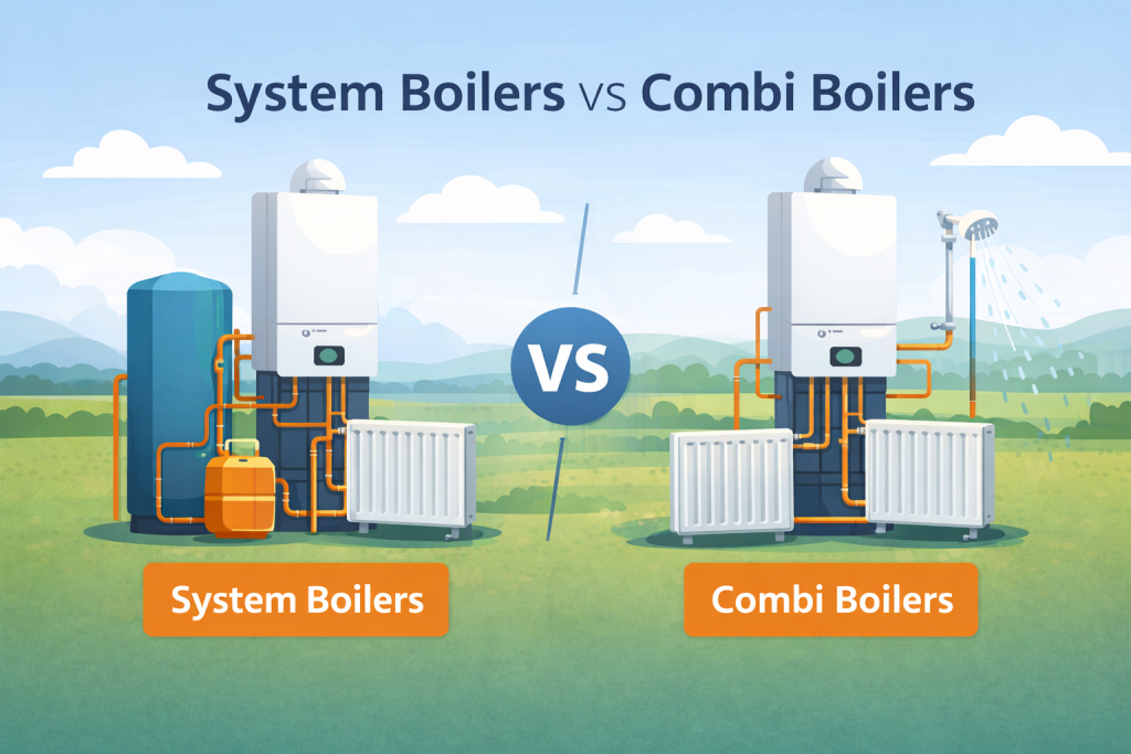 combi boiler vs system boiler