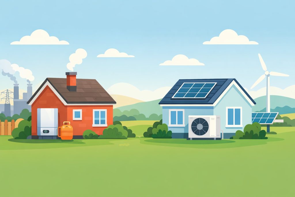 heat pump vs gas boiler