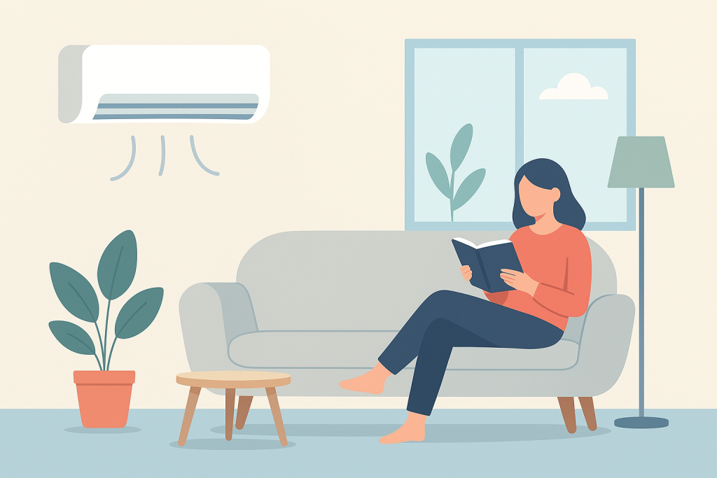 what is single split air con