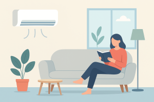 what is single split air con
