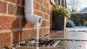 frozen condensate pipe